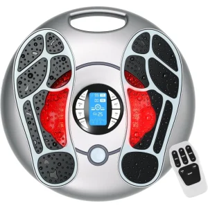 EMS Foot Massager for Neuropathy, Mini Foot Circulation Stimulator for Pain Relief and Blood Circulation, TENS Unit Nerve Muscle