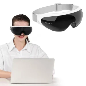 Rechargeable Smart Eye Massager Facial Massager Bluetooth Music Foldable Air Pressure Heating