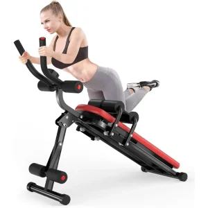 Bigzzia Ab Machine, Ab Workout Equipment Machine,  Foldable