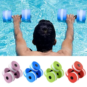 2Pcs Water Dumbbell High Density EVA Foam Pool Weight